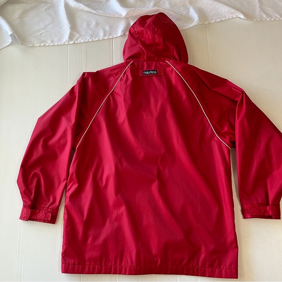 Nautica Vintage Sailing Windbreaker Red Jacket - Picture 2 of 15